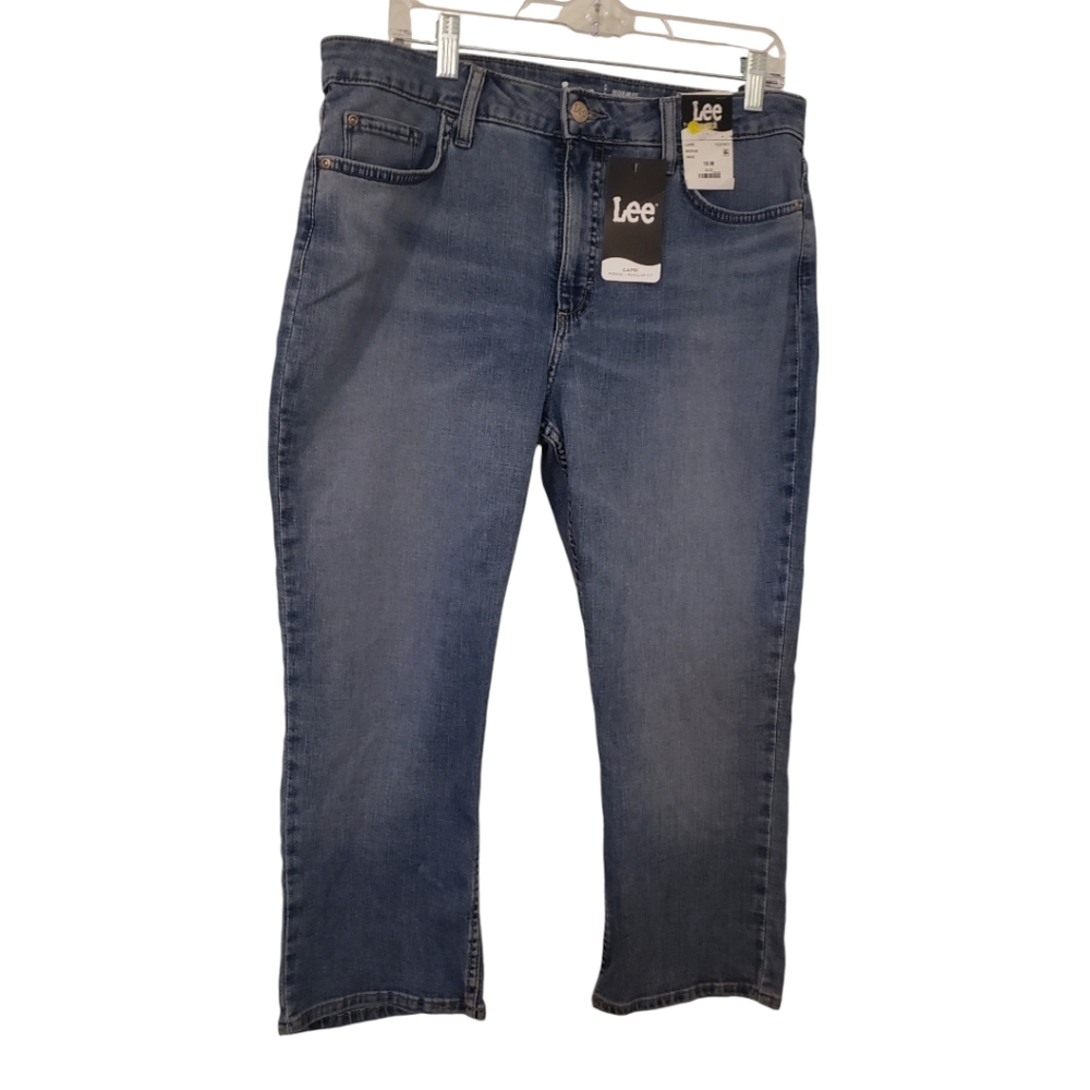 Lee Women's Blue Ankle & Cropped Jeans